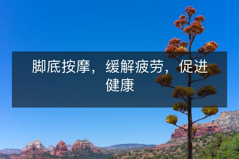 脚底按摩,缓解疲劳,促进健康 脚底按摩,缓解疲劳,促进健康